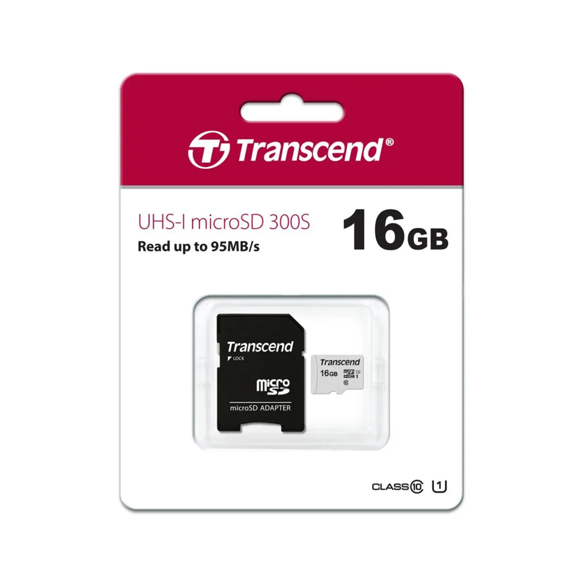 Купити Карта пам'яті Transcend microSDHC 16GB C10 16GB UHS-I R95/W10MB/s (TS16GUSD300S-A) - фото 3