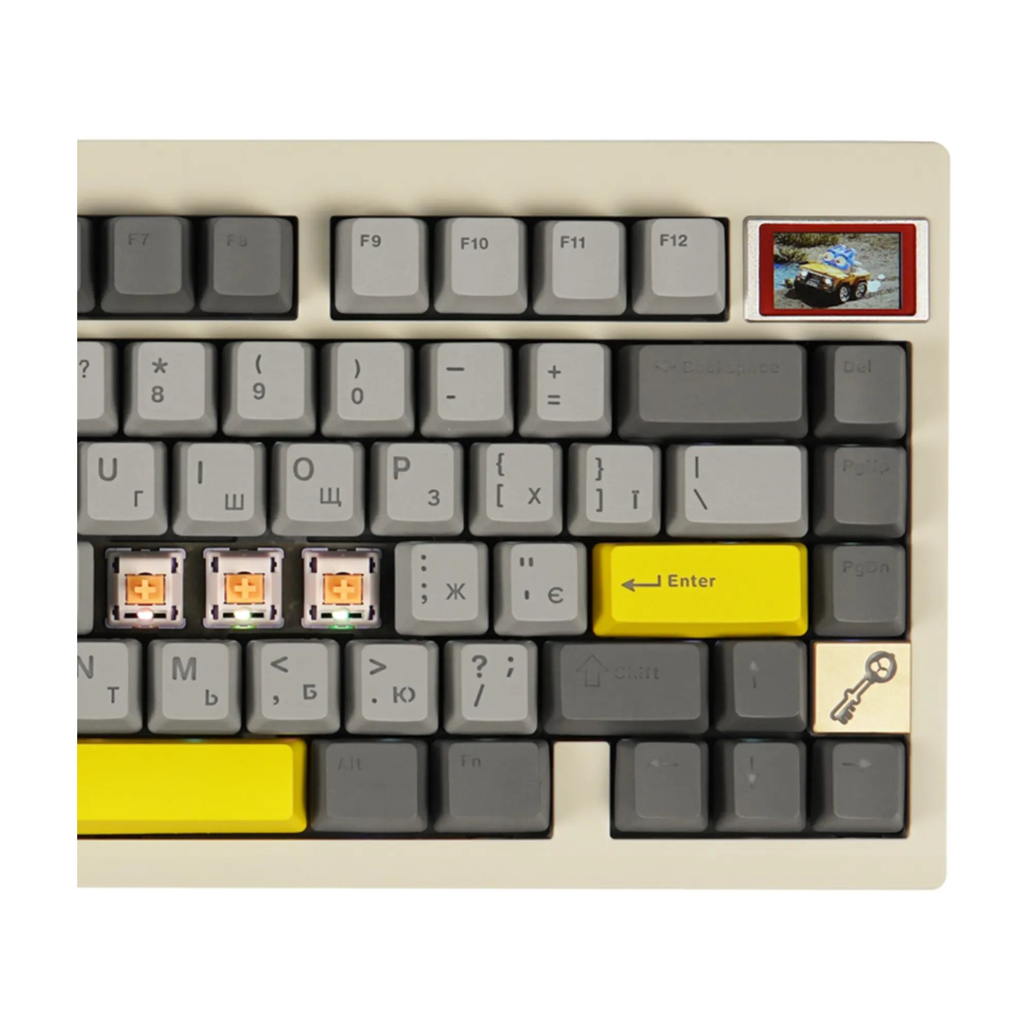 Купить Клавиатура EPOMAKER TH80 Pro V2 Wisteria Tactile Switch Hot-Swap RGB White (TH80-PROV2-W-WT) - фото 2