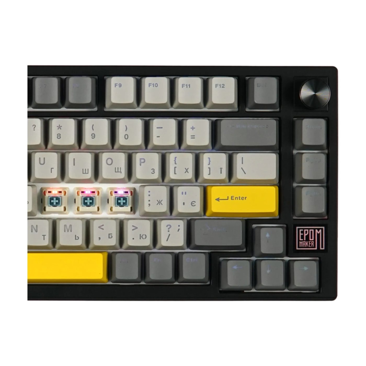Купить Клавиатура EPOMAKER TH80 SE Budgerigar V2 Switch Hot-Swap RGB Black (TH80-SE-B-BV2) - фото 2