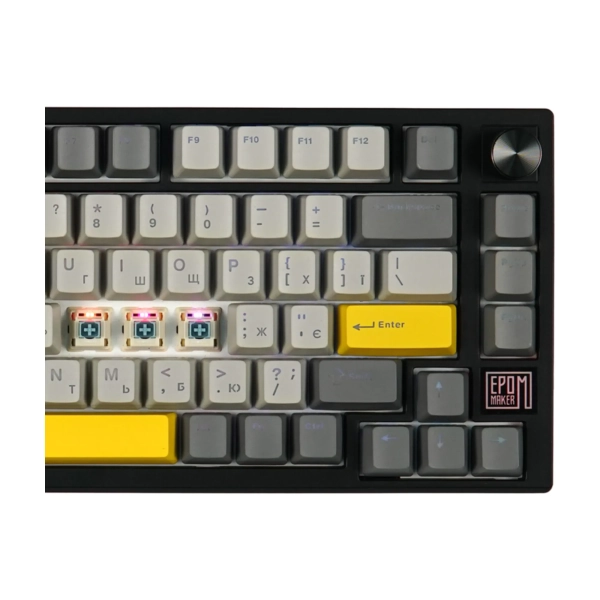 Купить Клавиатура EPOMAKER TH80 SE Budgerigar V2 Switch Hot-Swap RGB Black (TH80-SE-B-BV2) - фото 2