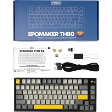 Купить Клавиатура EPOMAKER TH80 SE Budgerigar V2 Switch Hot-Swap RGB Black (TH80-SE-B-BV2) - фото 5