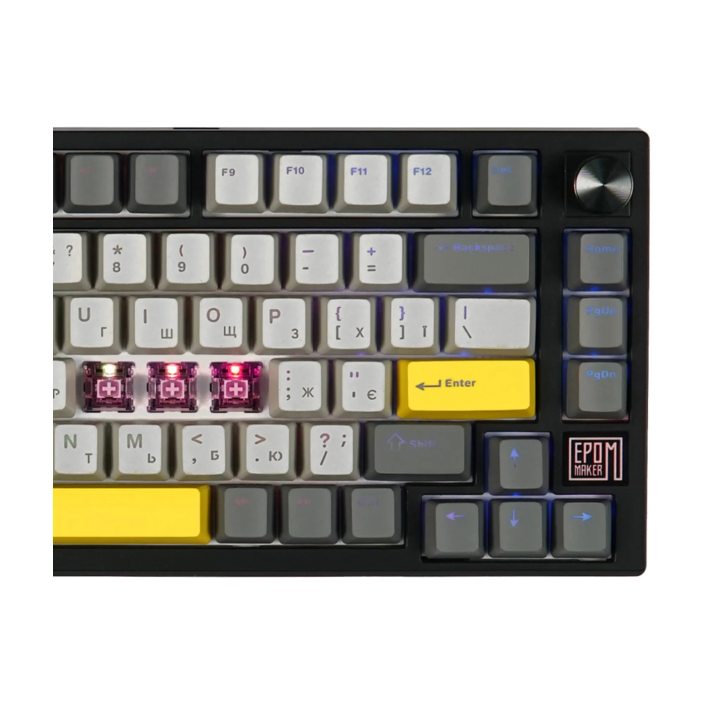 Купить Клавиатура EPOMAKER TH80 SE Flamingo Switch Hot-Swap RGB Black (TH80-SE-B-F) - фото 2