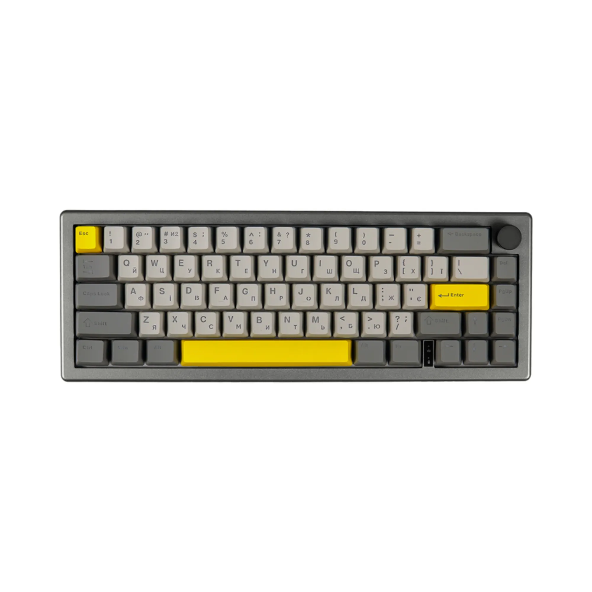 Купить Клавиатура EPOMAKER EK68 Budgerigar V2 Switch Hot-Swap RGB Black (EK68-B-BV2) - фото 1