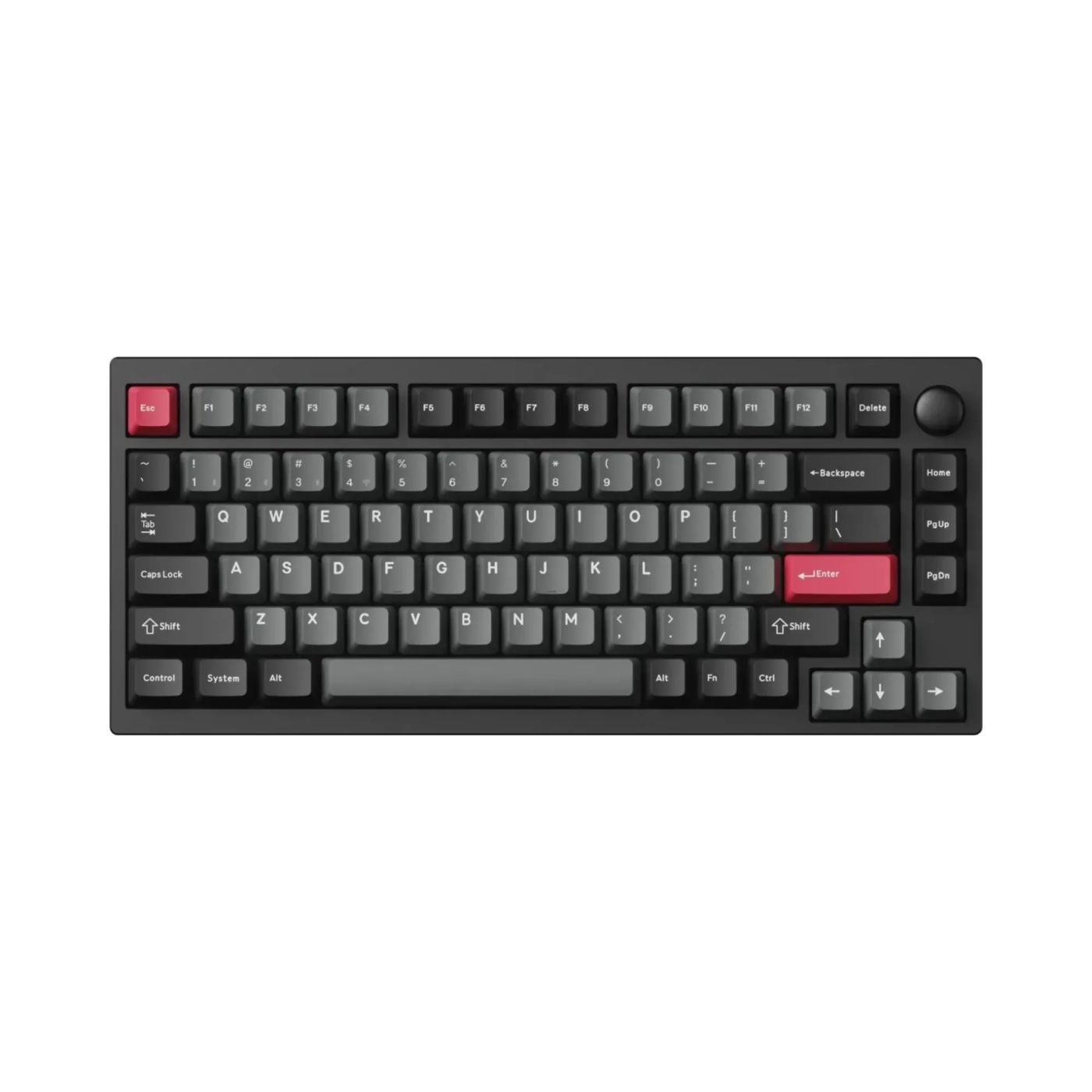 Купити Клавіатура Lemokey P1 Pro Keychron Super Brown Carbon Black (P1P-M3-UA) - фото 1