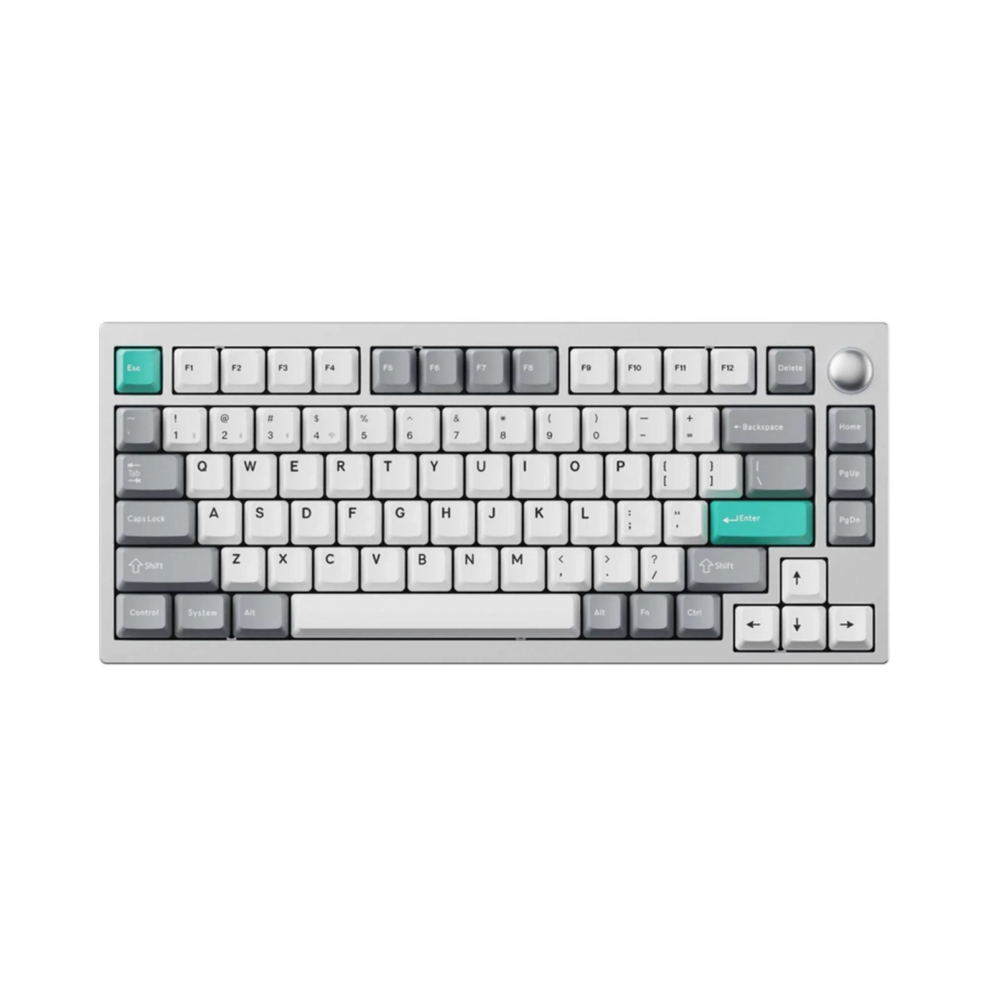 Купити Клавіатура Lemokey P1 Pro Keychron Super Brown Space Silver (P1P-X3-UA) - фото 1