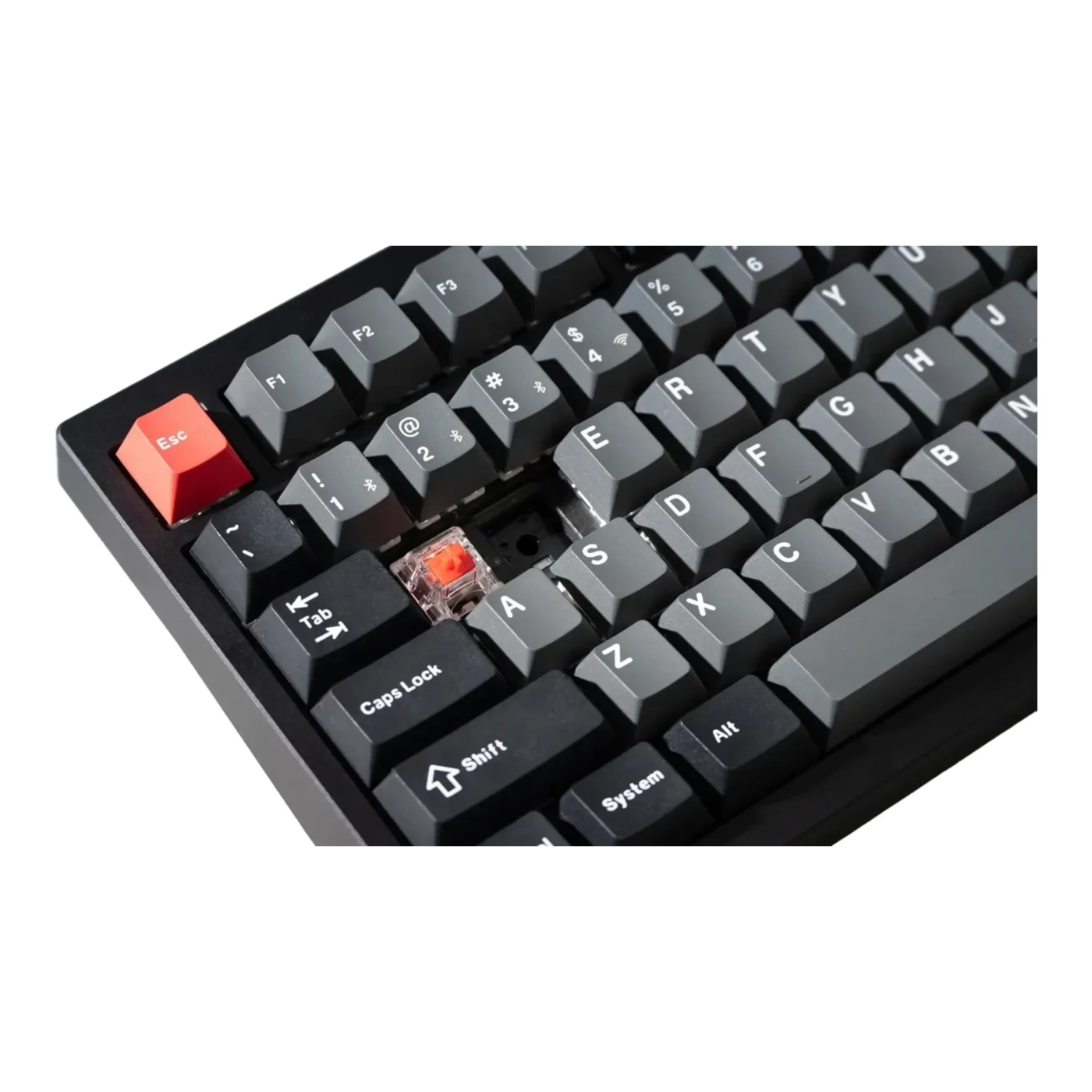 Купити Клавіатура Lemokey P1 Pro Keychron Super Red Carbon Black (P1P-M1-UA) - фото 2