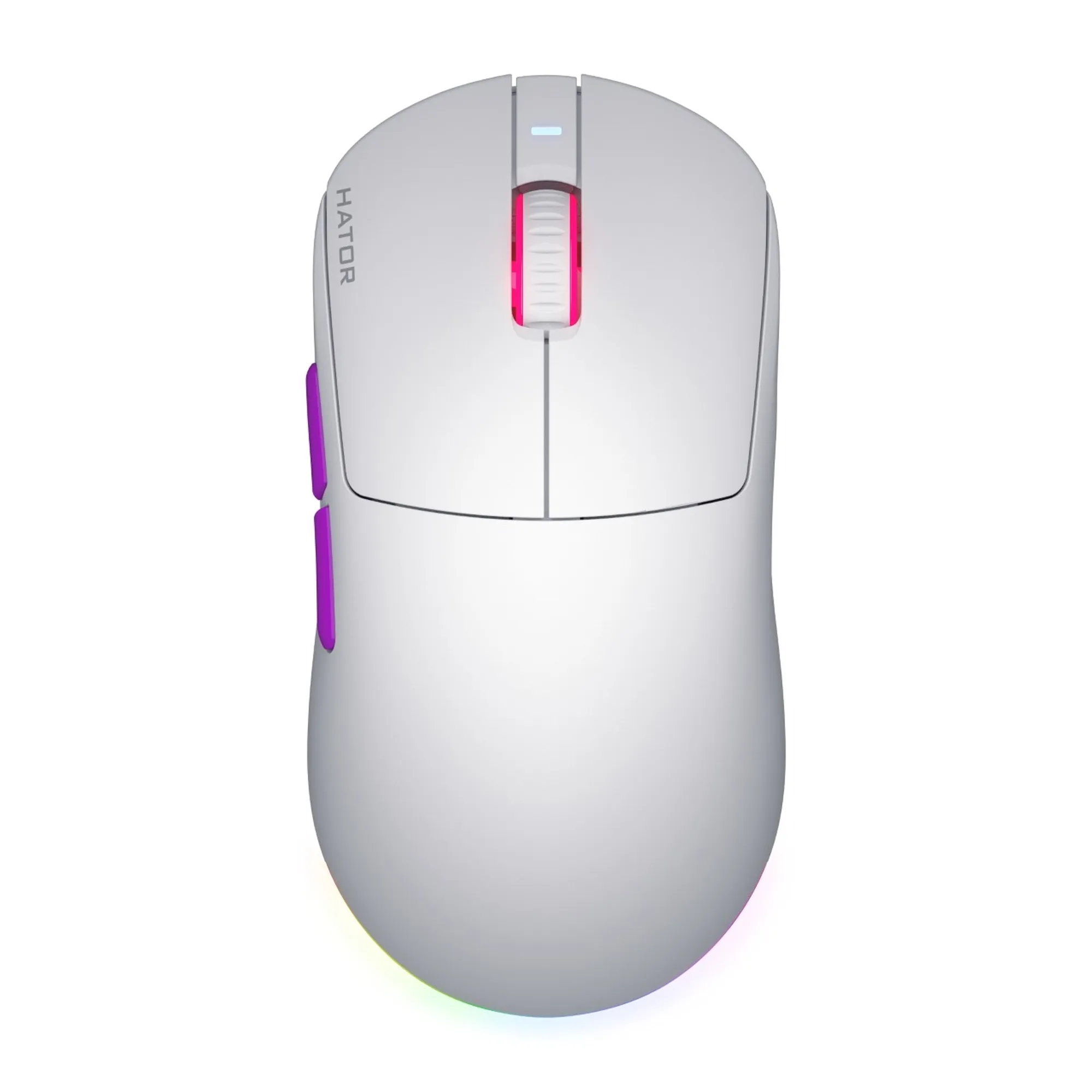 Купити Мишка Hator Quasar 3 Ultra 8K Wireless White/Violet (HTM771) - фото 1