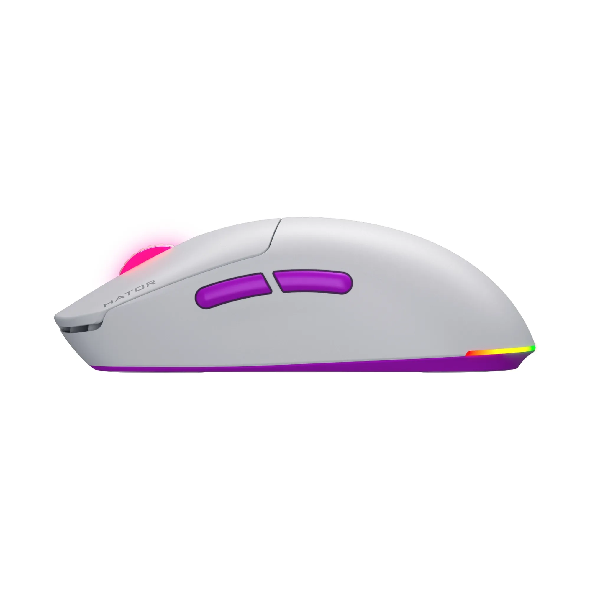 Купити Мишка Hator Quasar 3 Ultra 8K Wireless White/Violet (HTM771) - фото 4