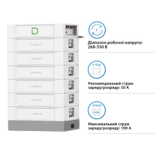 Купить Блок батарей Dyness STACK100-6 6xS51100  30.72kW 307.2V 100Ah LiFePO4 SBDU100 (STACK100-6-30.72kW) - фото 3