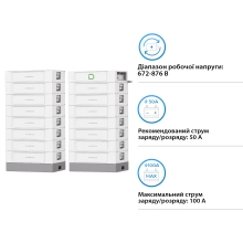 Купить Блок батарей Dyness STACK100-15 15xS51100 76.8kW 768V 100AhLiFePO4 SBDU100 (STACK100-15-76.8kW) - фото 3