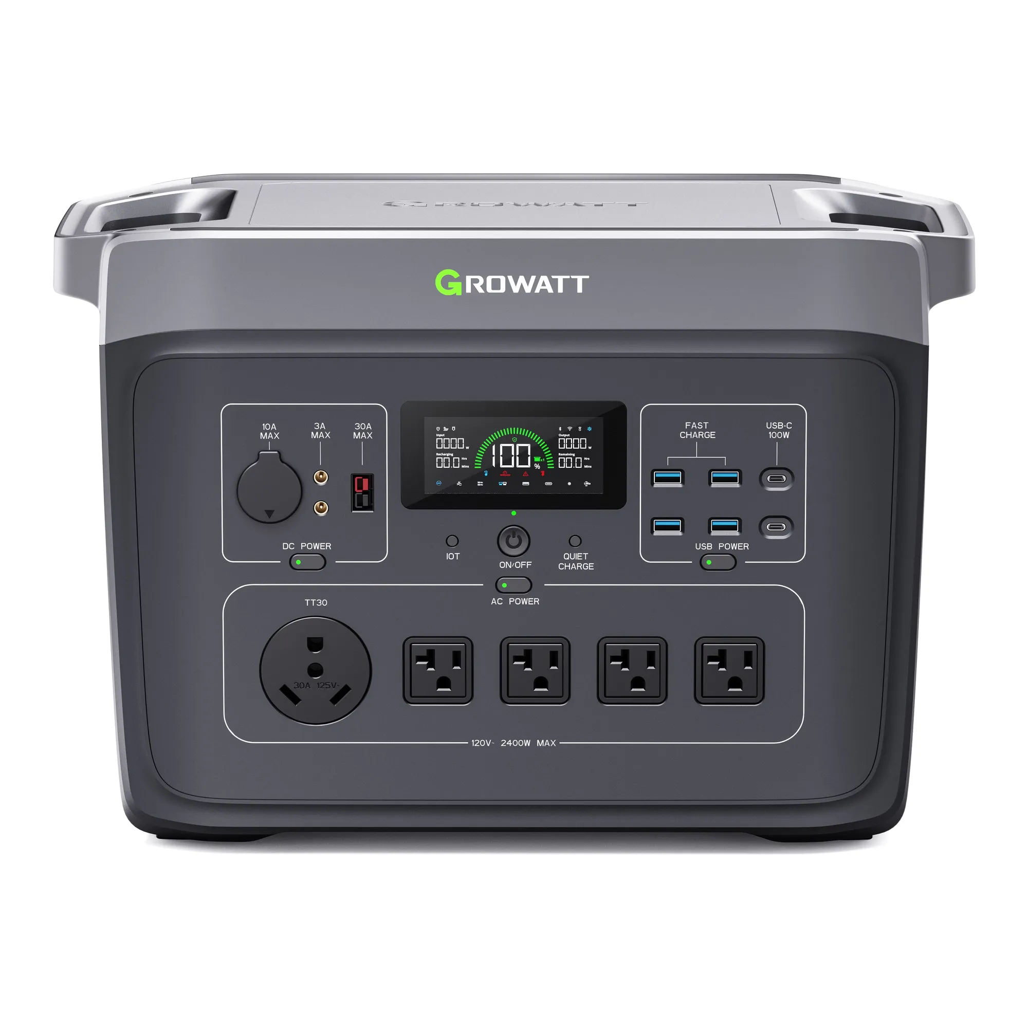 Купить Зарядная станция Growatt Infinity 2000 Pro 2200W 2048Wh (PPSL00.0002000) - фото 1