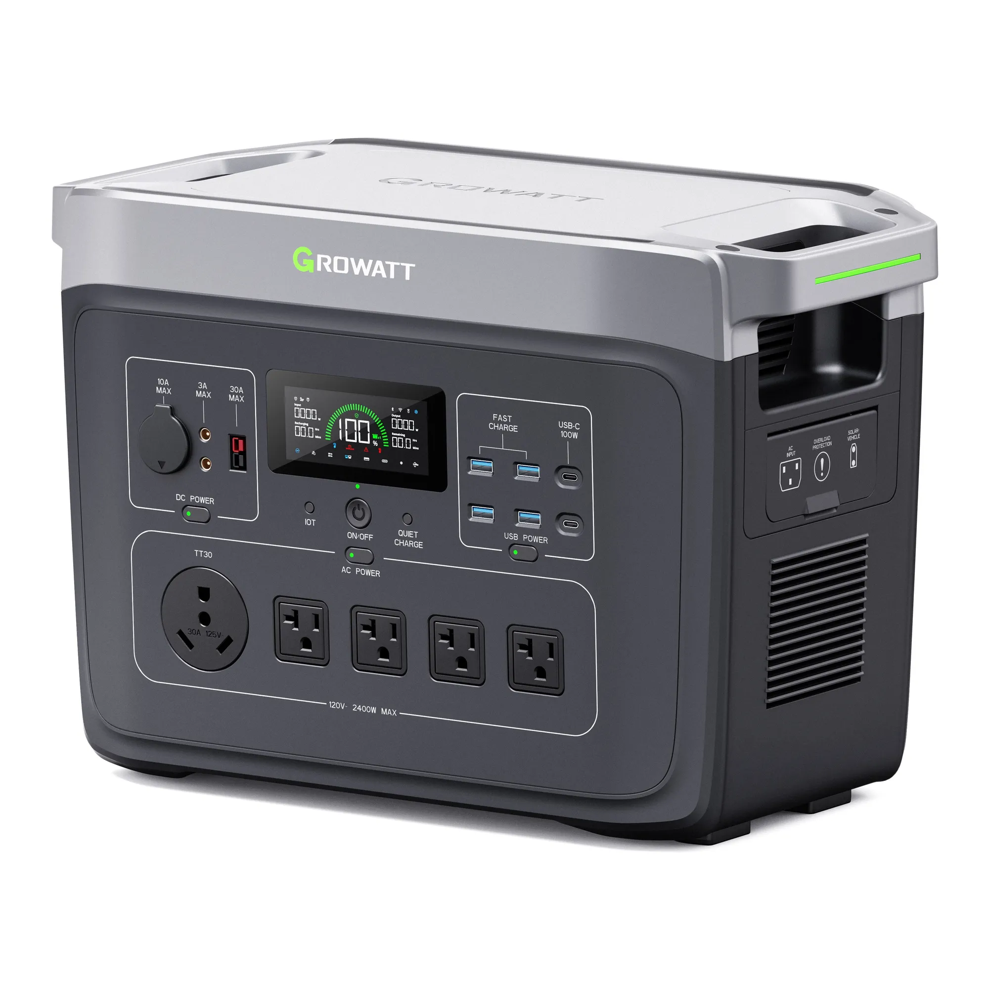 Купить Зарядная станция Growatt Infinity 2000 Pro 2200W 2048Wh (PPSL00.0002000) - фото 2