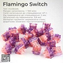 Купити Клавіатура EPOMAKER EK68 Flamingo Switch Hot-Swap RGB Black (EK68-B-F) - фото 6