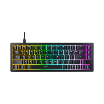 Купить Клавиатура Xtrfy K5 68 keys Kailh Red Hot-swap RGB UA Black (K5-RGB-CPT-BLACK-R-UKR) - фото 1