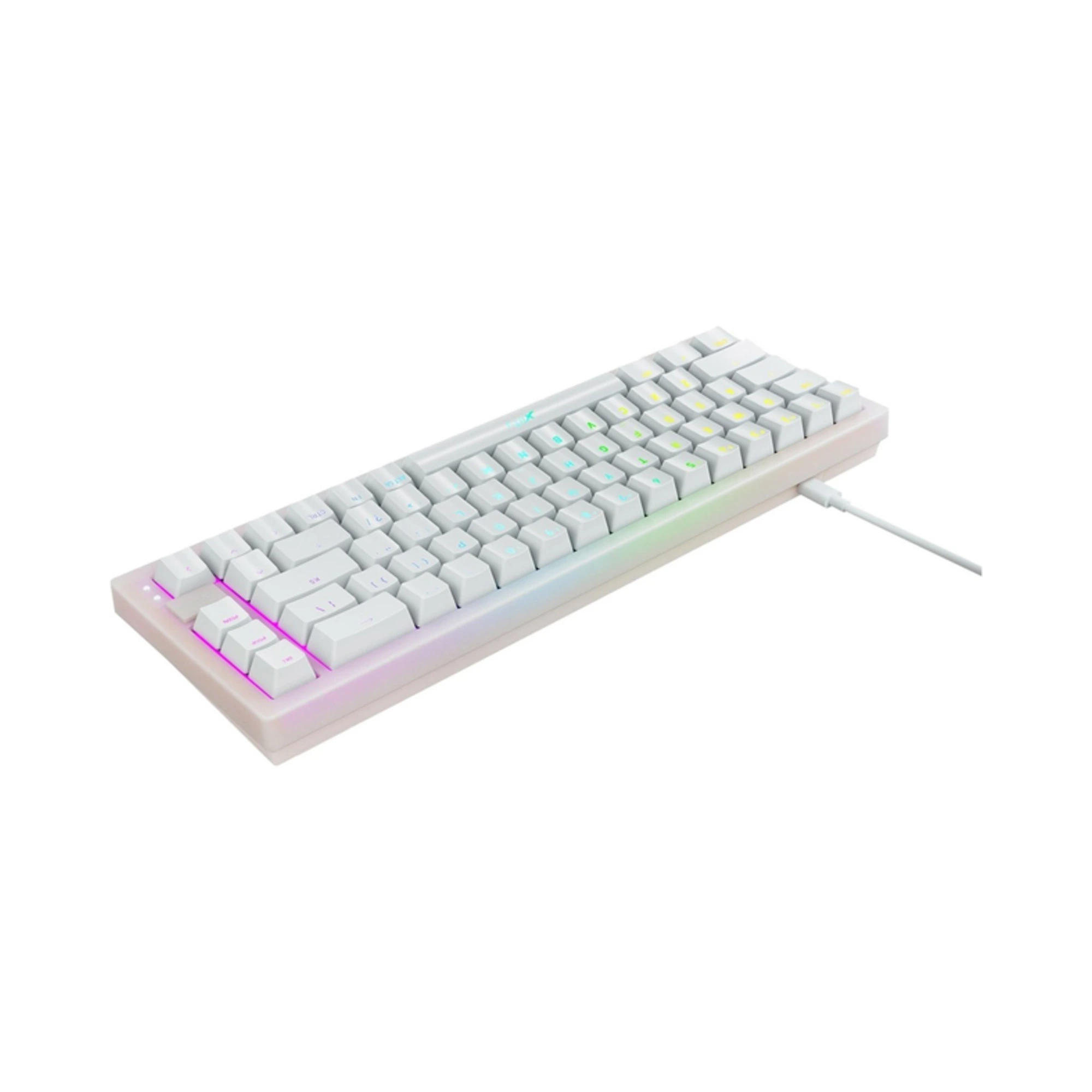Купить Клавиатура Xtrfy K5 68 keys Kailh Red Hot-swap RGB UA White (K5-RGB-CPT-TPWHITE-R-UKR) - фото 4