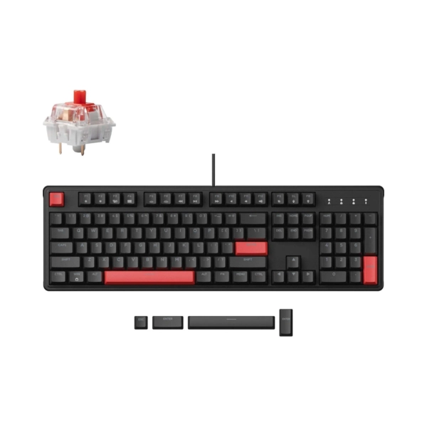 Купить Клавиатура Lemokey X3 Keychron Red Black (X3-H1-UA) - фото 2