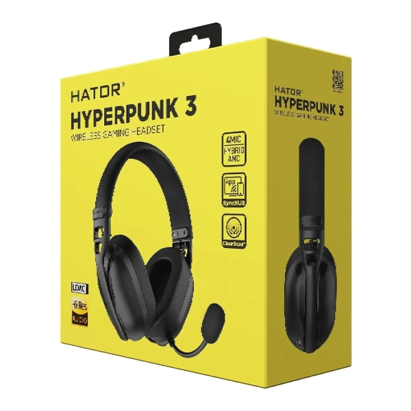 Купить Наушники Hator Hyperpunk 3 Wireless Black (ESH15) - фото 8