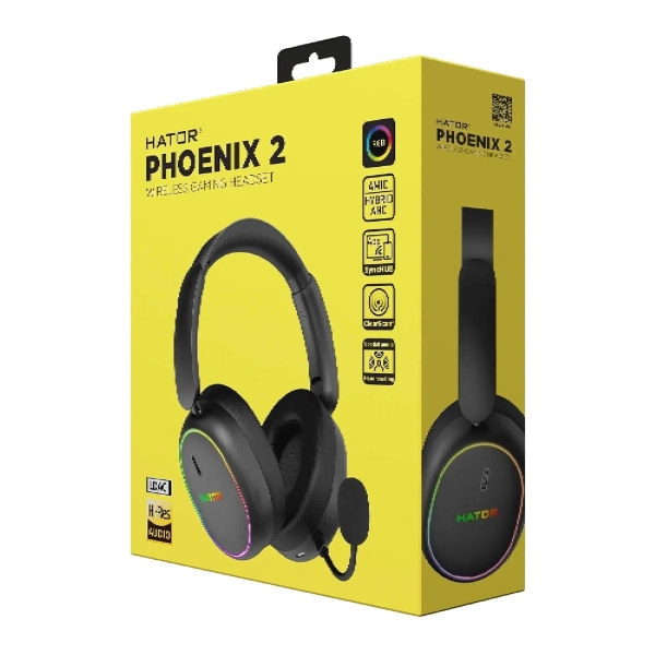 Купити Навушники Hator Phoenix 2 Wireless Black (ESH40) - фото 8