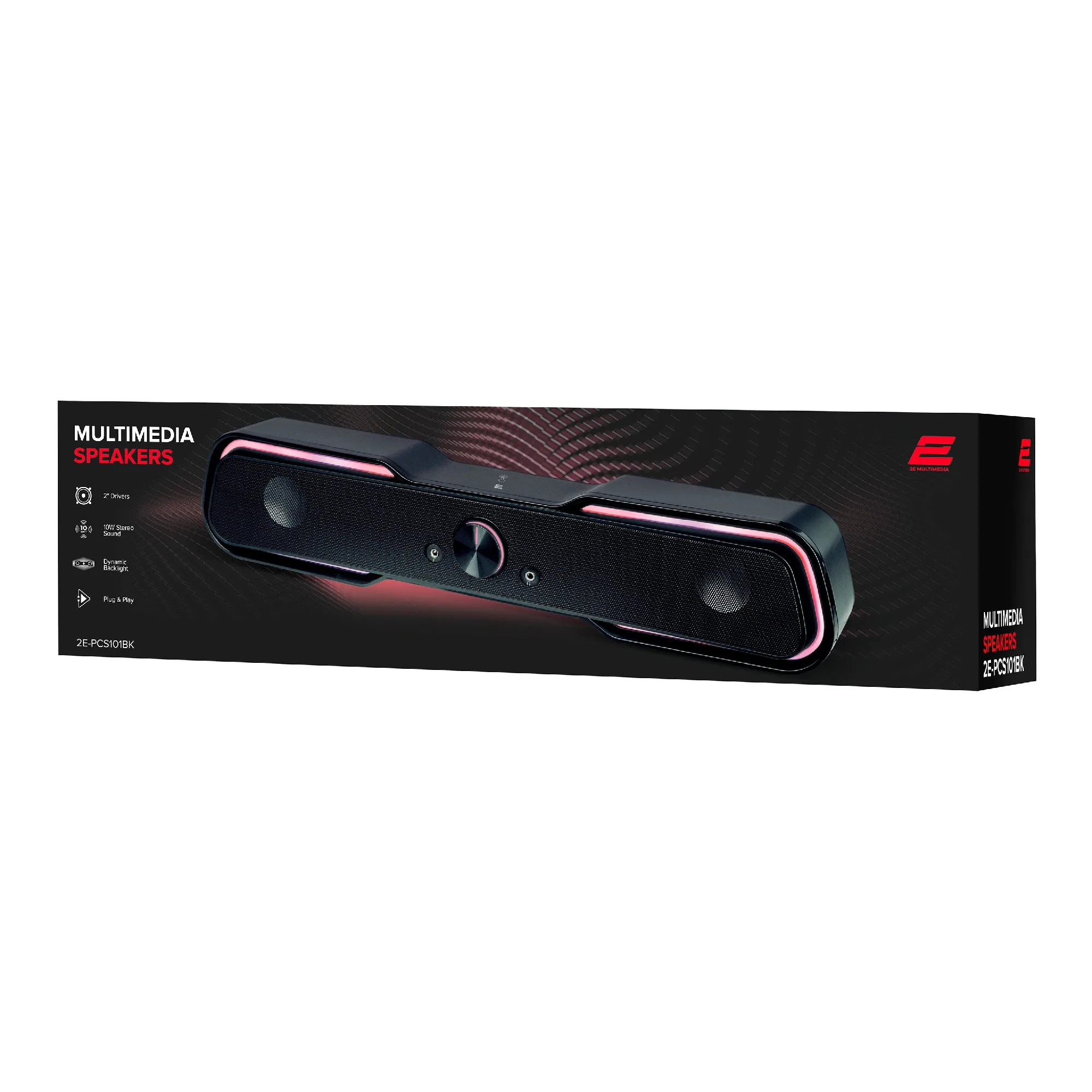 Купить Саундбар 2E PCS101 RGB 2.0 USB Black (2E-PCS101BK) - фото 7