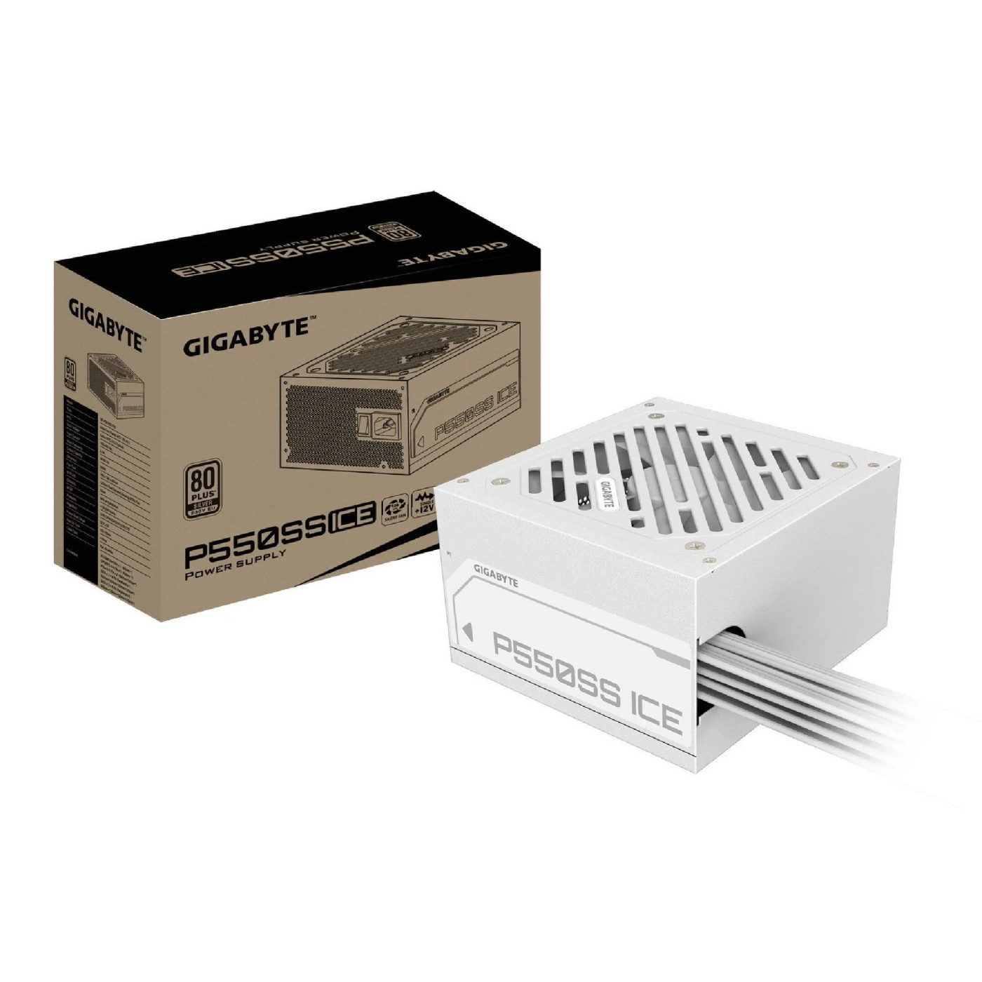 Купить Блок питания GIGABYTE P550SS 550W 80+ Silver White (GP-P550SS ICE) - фото 7