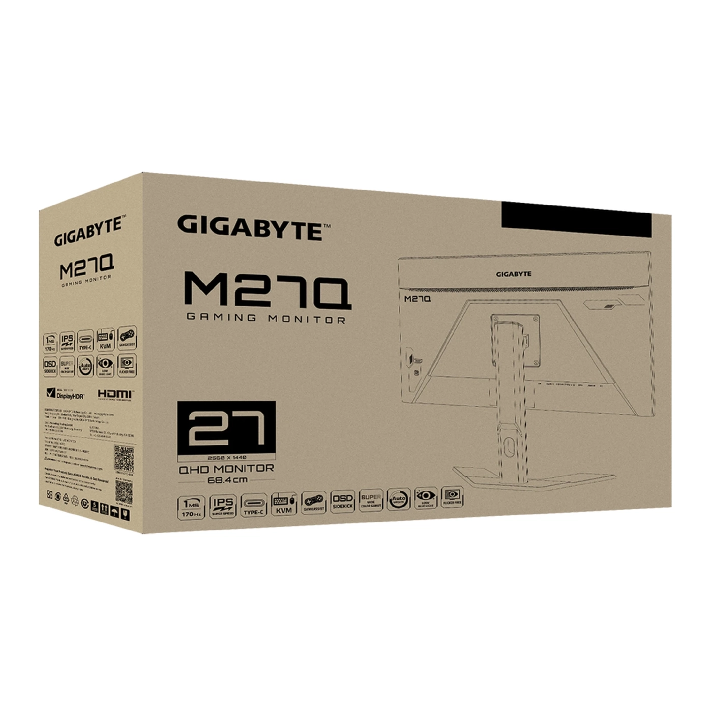 Купить Монитор 27" Gigabyte M27Q (M27Q-EK) - фото 7