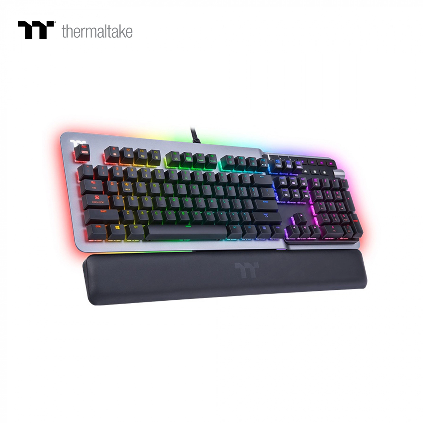 Купить Клавиатура Thermaltake ARGENT K5 RGB Gaming Keyboard Cherry MX Speed Silver - фото 2