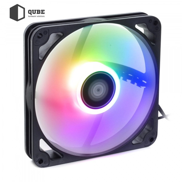 Купить Вентилятор QUBE FR-140S 140mm Black RGB - фото 3