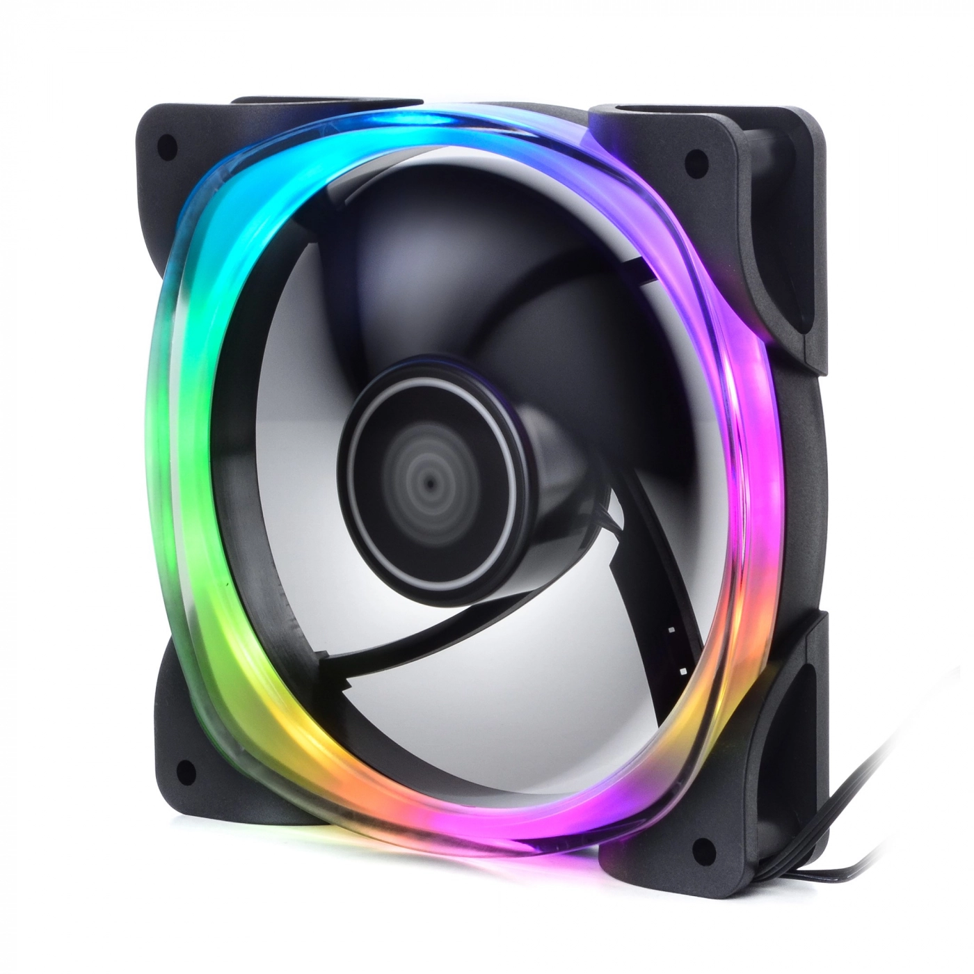 Купити Вентилятор QUBE FR-701 120mm Black RGB - фото 1