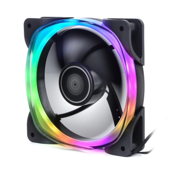 Купить Вентилятор QUBE FR-701 120mm Black RGB - фото 1