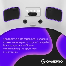 Купити Геймпад GamePro GPX13W RGB White - фото 12