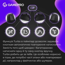 Купити Геймпад GamePro GPX13W RGB White - фото 16