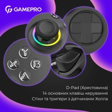 Купить Геймпад GamePro GPX13B RGB Black - фото 5