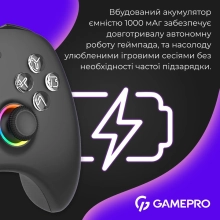 Купить Геймпад GamePro GPX13B RGB Black - фото 7