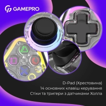 Купить Геймпад GamePro GPS13T RGB Transparent - фото 6