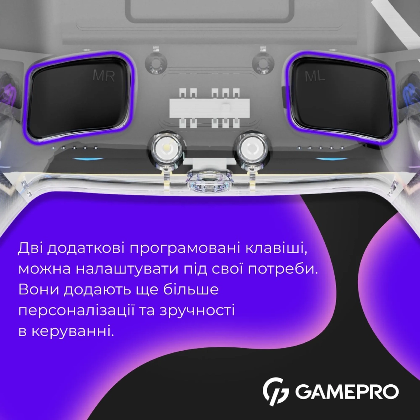 Купить Геймпад GamePro GPS13T RGB Transparent - фото 15