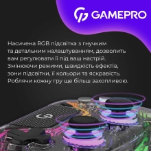 Купить Геймпад GamePro GPS13T RGB Transparent - фото 16