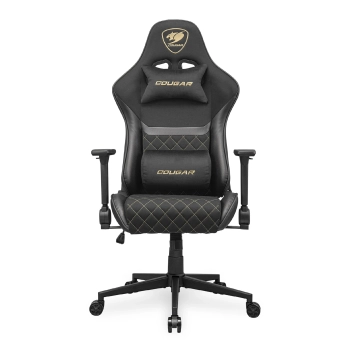 Купить Кресло для геймеров Cougar Armor One V2 Gold F Black - фото 1