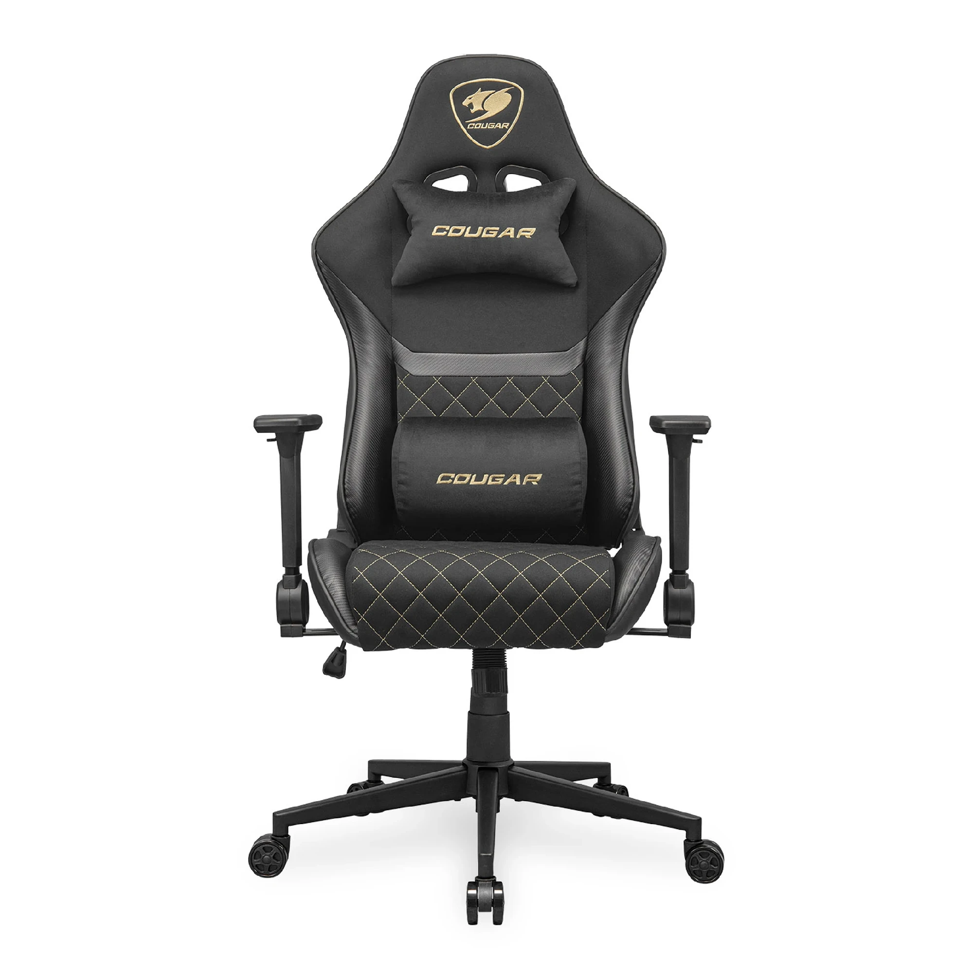 Купить Кресло для геймеров Cougar Armor One V2 Gold F Black - фото 1