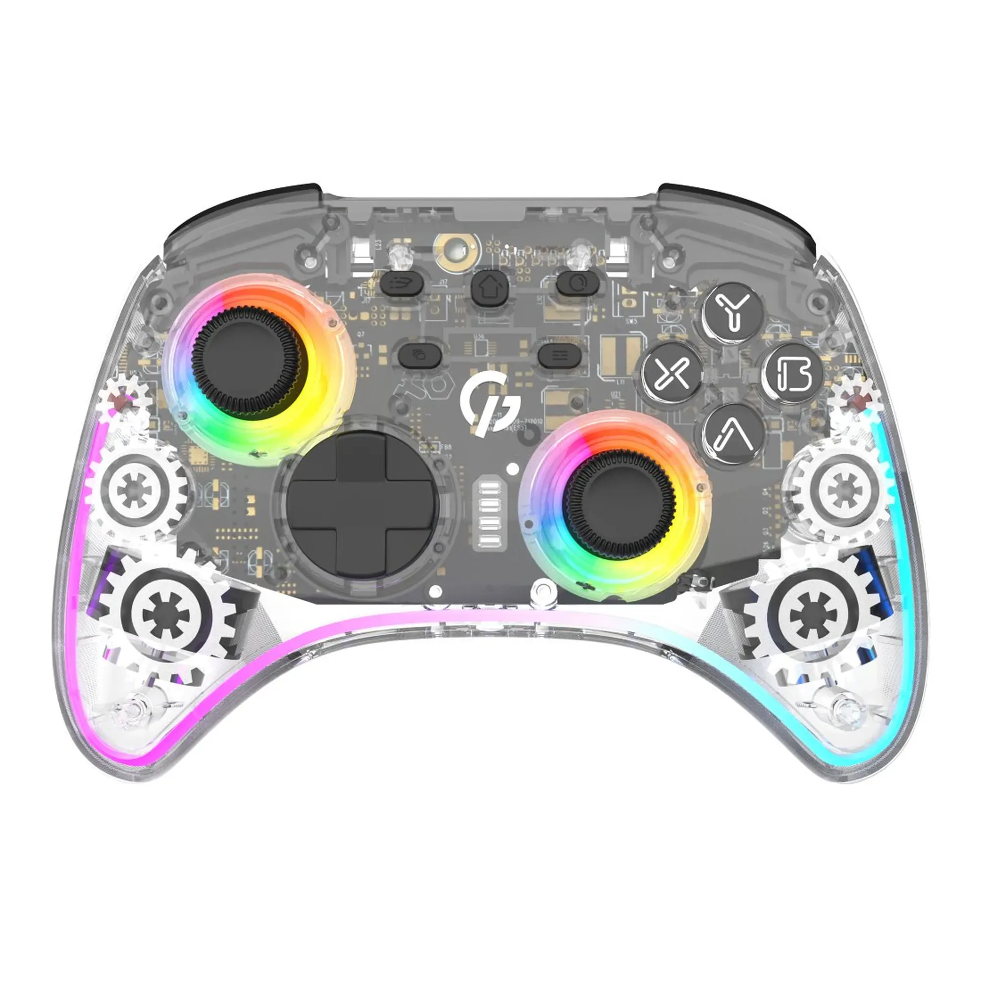 Купить Геймпад GamePro GPX13T RGB Transparent - фото 1