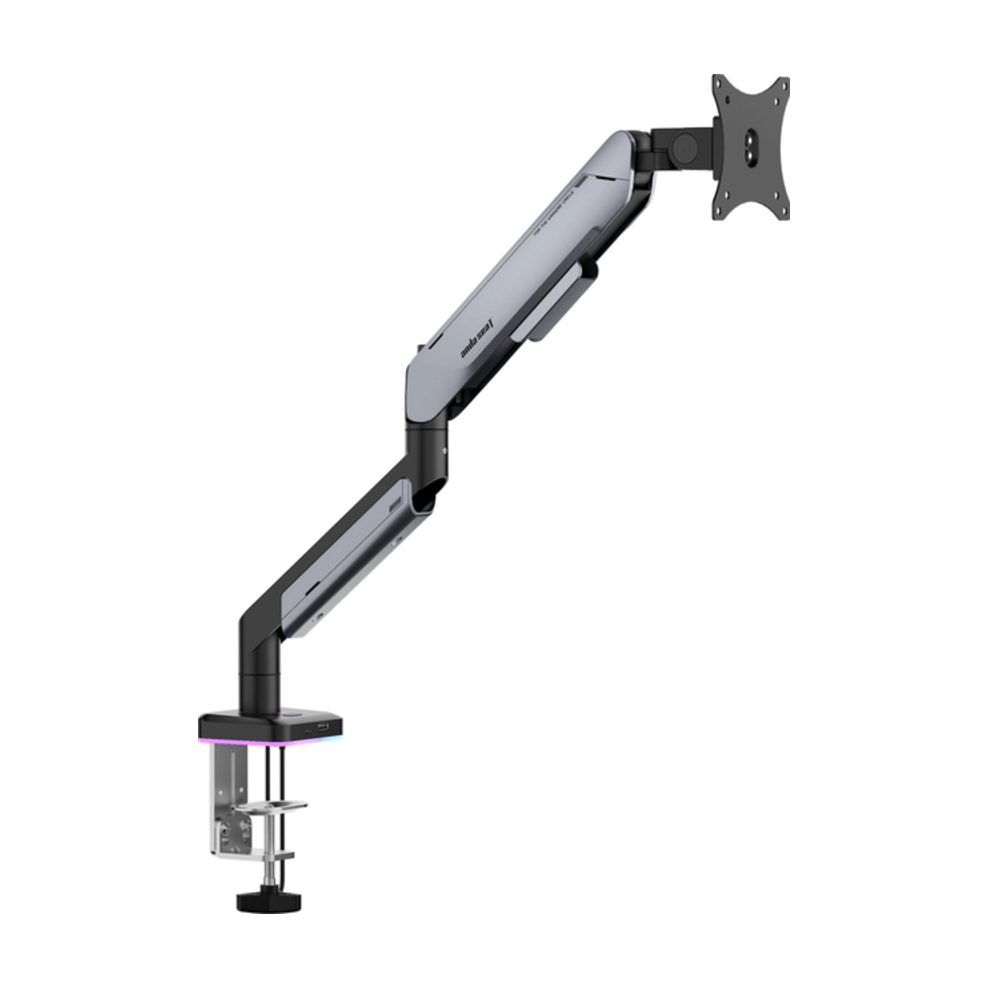 Купить Крепление для монитора Anda Seat Stealth PRO II RGB 17''-42'' Titanium (AD-W-A9X-1S-BT) - фото 6