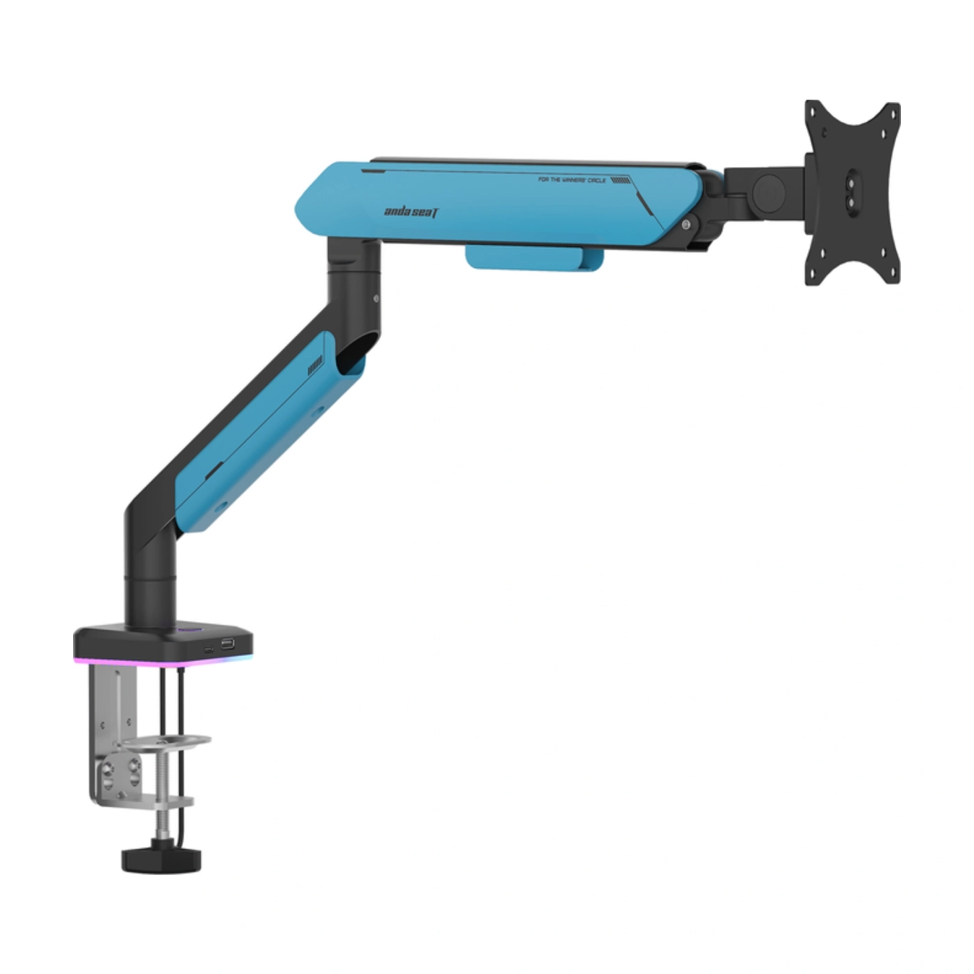 Купить Крепление для монитора Anda Seat Stealth PRO II RGB 17''-42'' Blue (AD-W-A9X-1S-BS) - фото 3