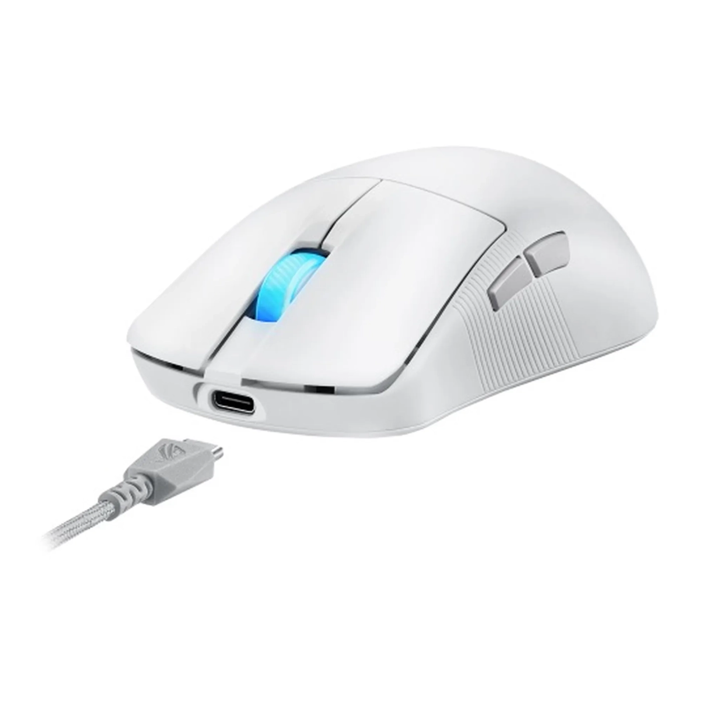 Купить Мышь ASUS ROG Harpe Ace Mini USB-A/WL/BT White (90MP03Z0-BMUA10) - фото 8