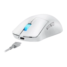 Купить Мышь ASUS ROG Harpe Ace Mini USB-A/WL/BT White (90MP03Z0-BMUA10) - фото 8