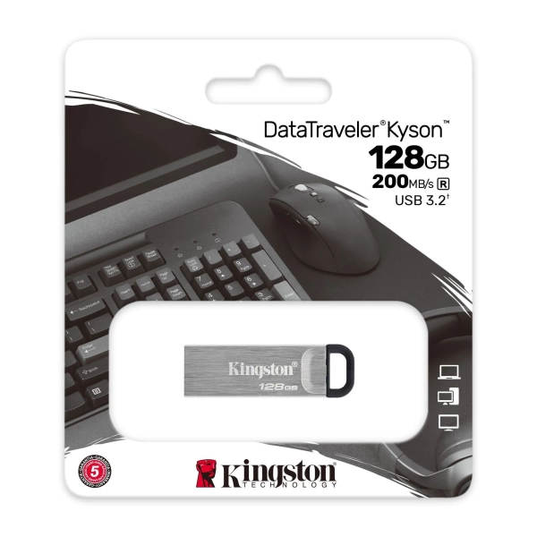 Купити Флеш накопичувач 128GB USB Kingston DataTraveler Kyson (DTKN/128GB) - фото 3