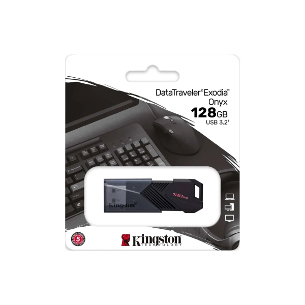 Купити Флеш накопичувач 128GB USB Kingston DataTraveler Exodia Onyx (DTXON/128GB) - фото 3