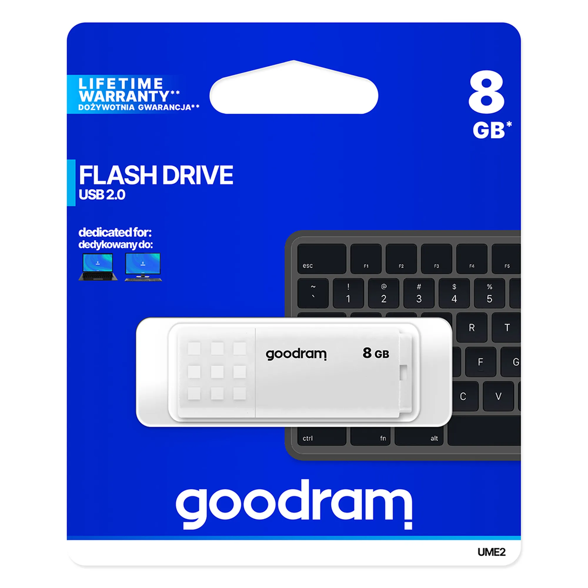 Купити Флеш накопичувач 8GB USB Goodram UME2 White (UME2-0080W0R11) - фото 5