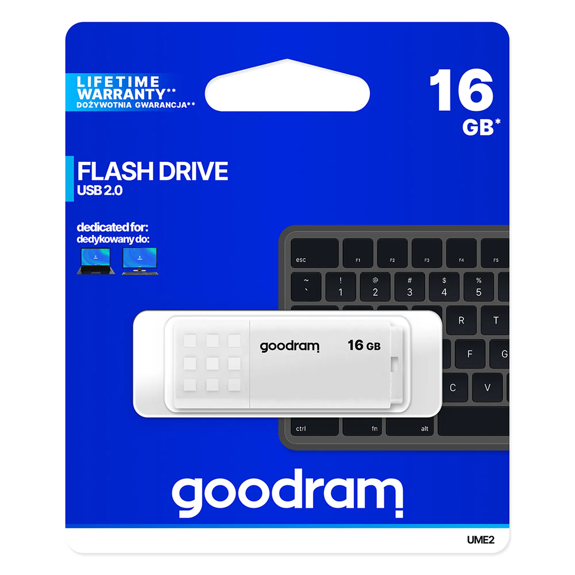 Купити Флеш накопичувач 16GB USB Goodram UME2 White (UME2-0160W0R11) - фото 5