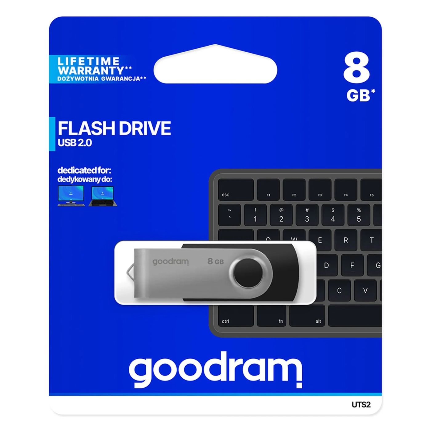Купить Флеш накопитель 8GB USB Goodram UTS2 (UTS2-0080K0R11) - фото 5
