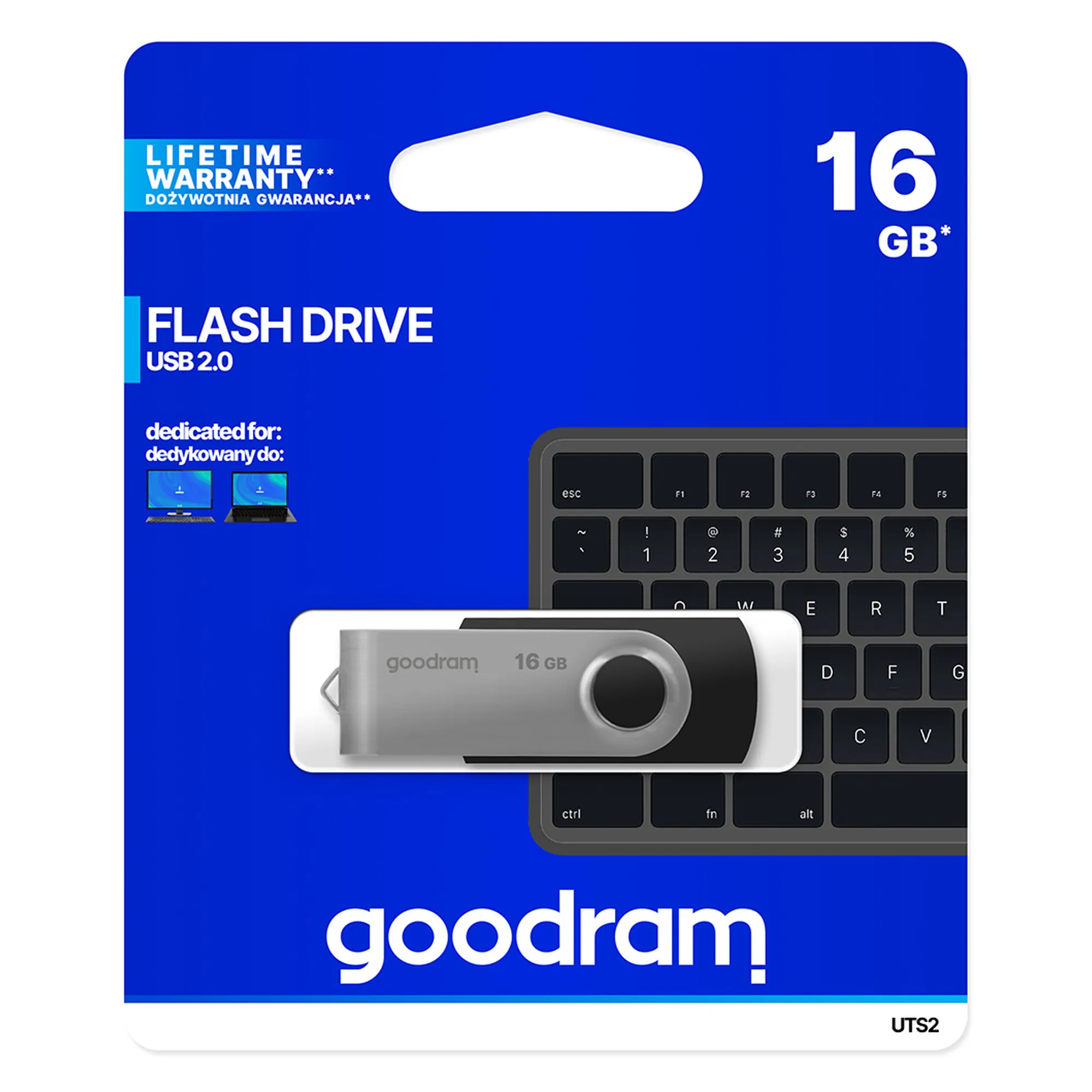 Купити Флеш накопичувач 16GB USB Goodram UTS2 (UTS2-0160K0R11) - фото 5