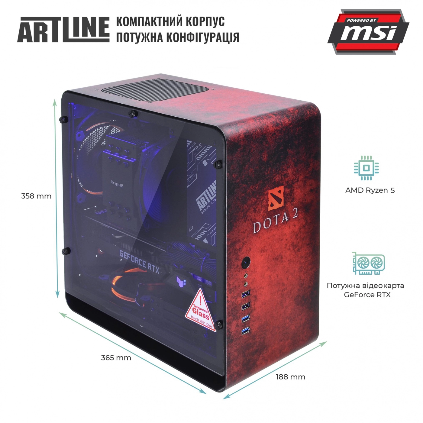 Купити Комп'ютер ARTLINE Overlord DRAGONv34DR - фото 6